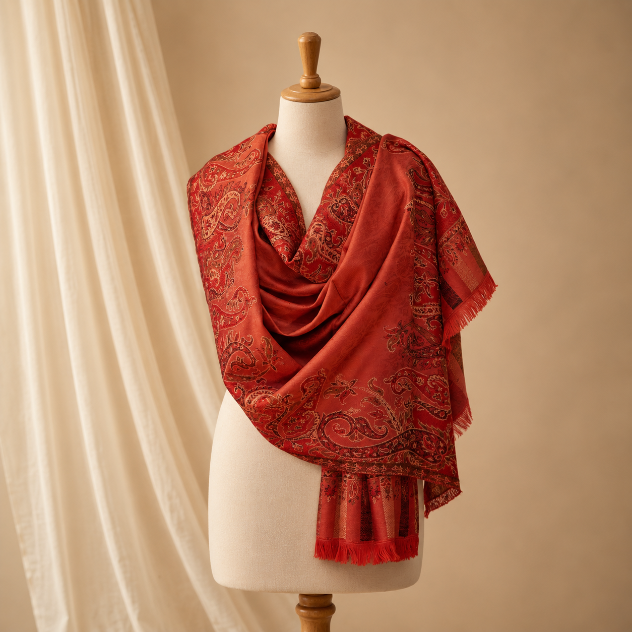 Pure wool palla stole