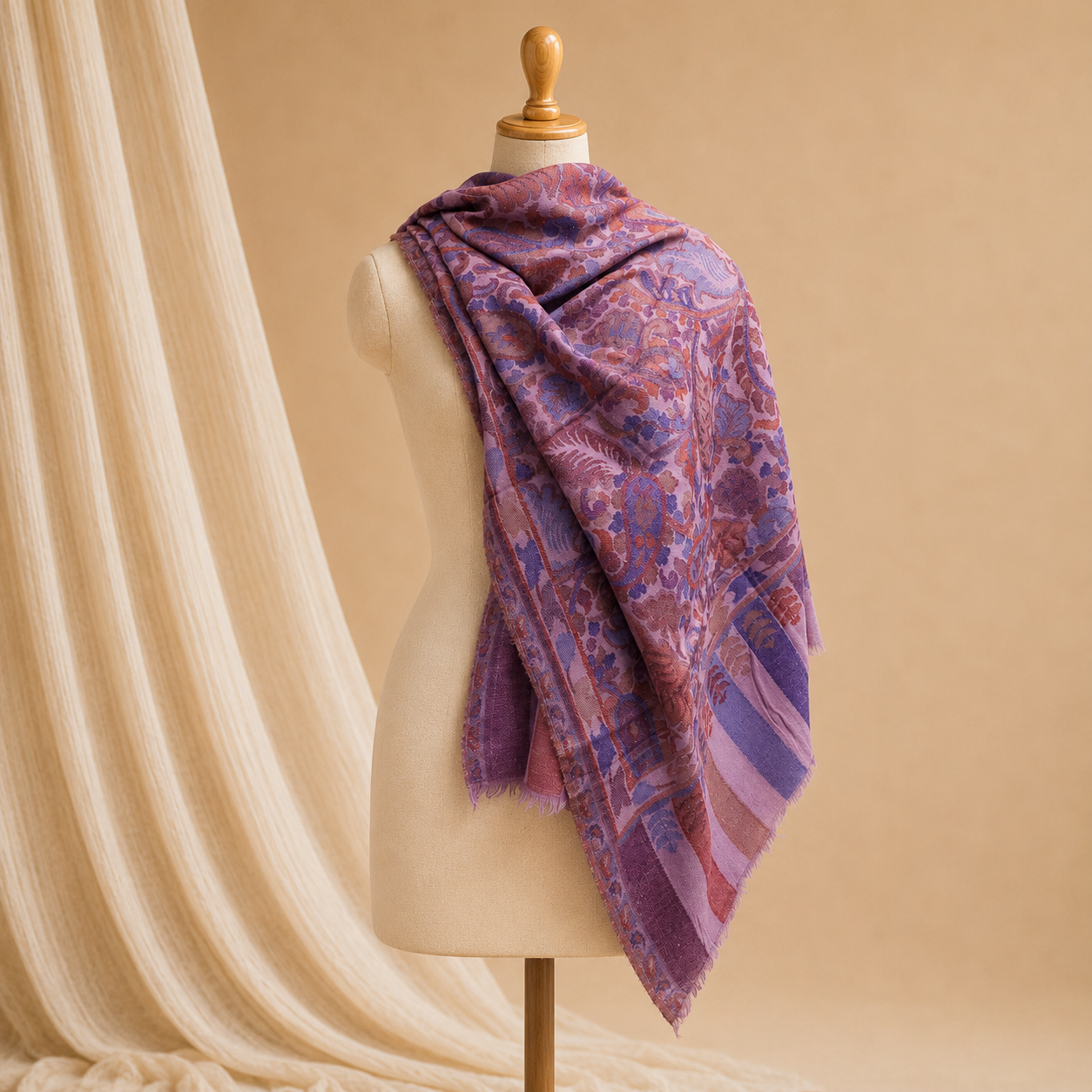 Pashmina kani stole