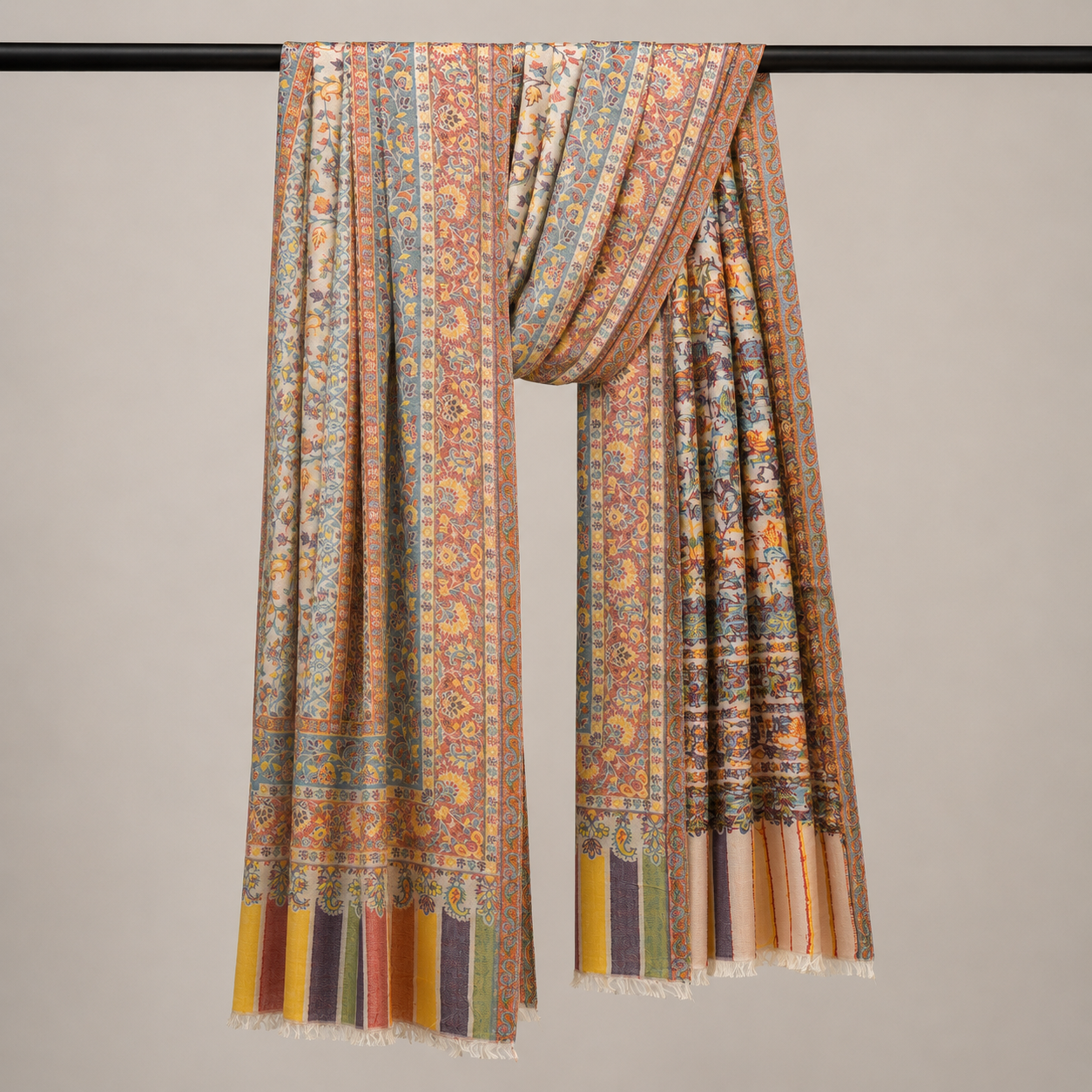 Modal fine jamawar stole