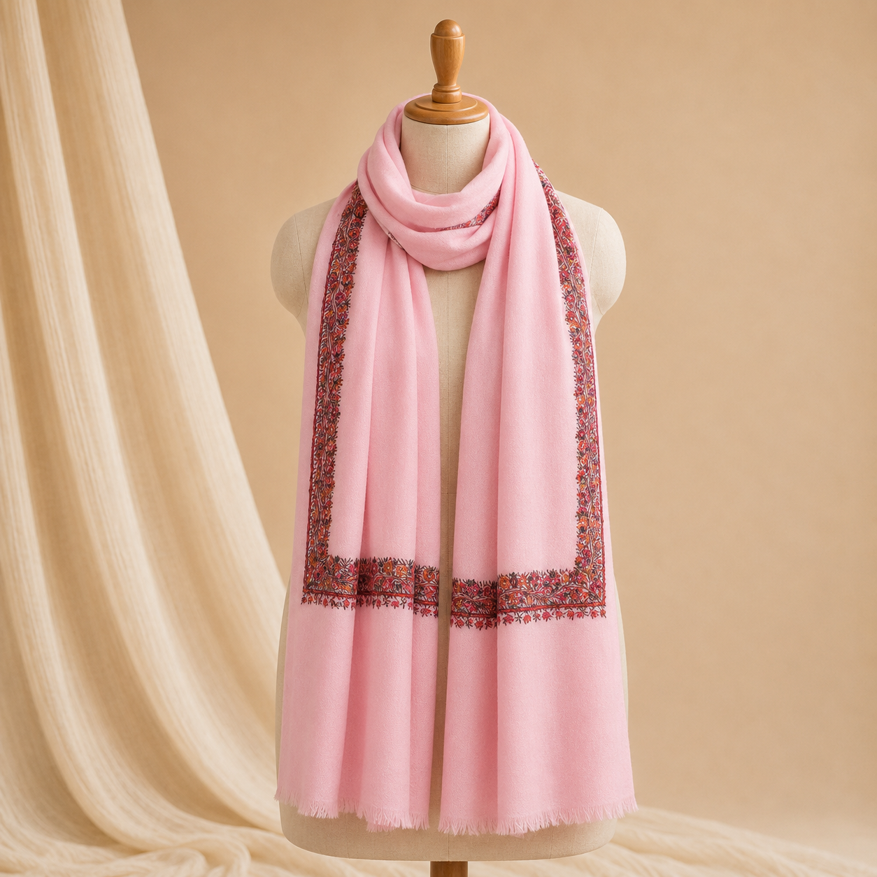 Pure wool hashidar stole