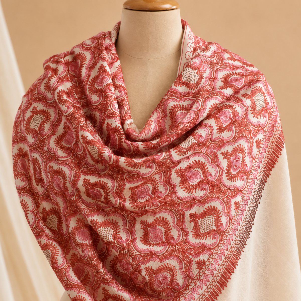 Merino wool swarovski ari stole