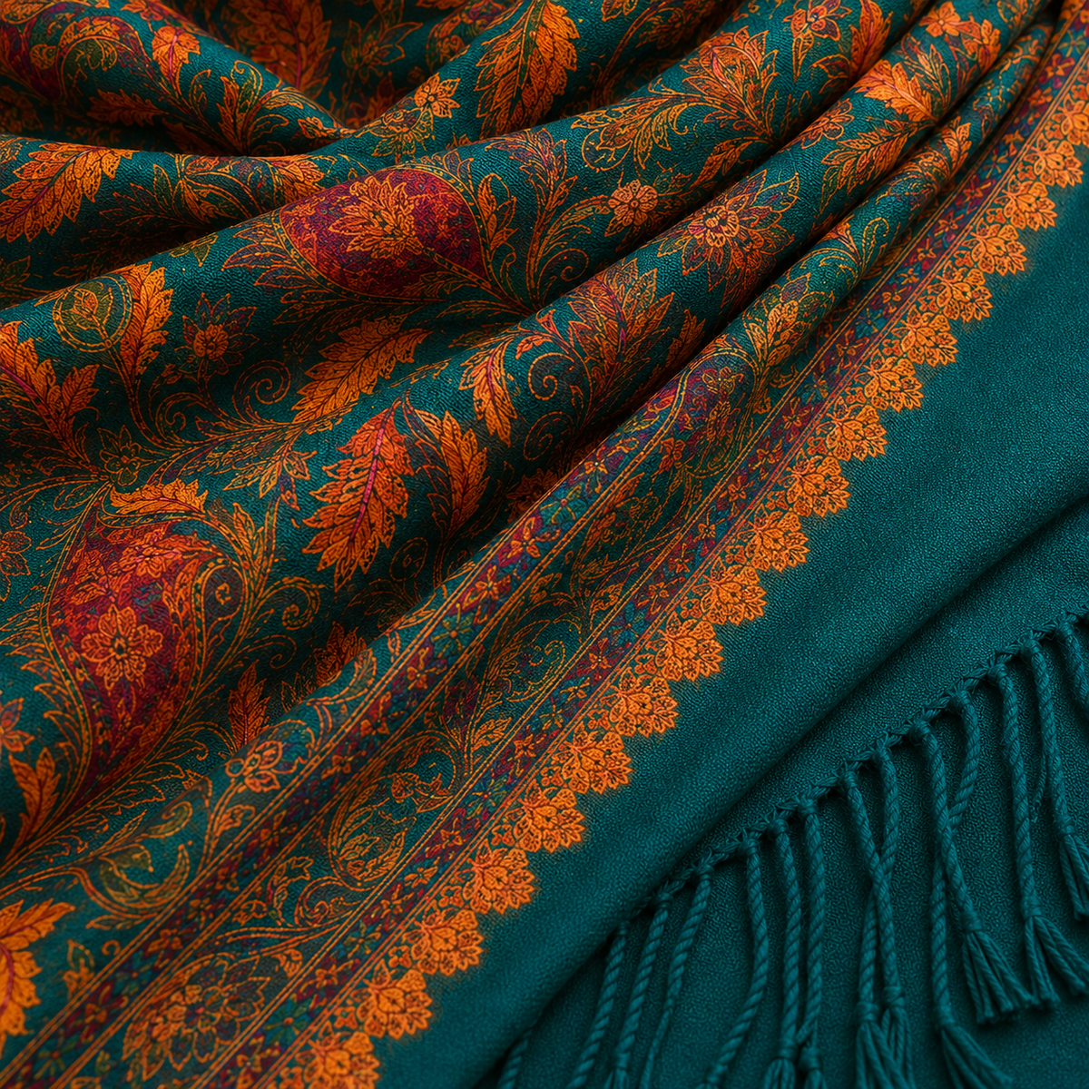 Merino wool heavy ari stole