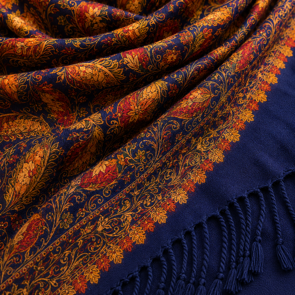 Merino wool heavy ari stole