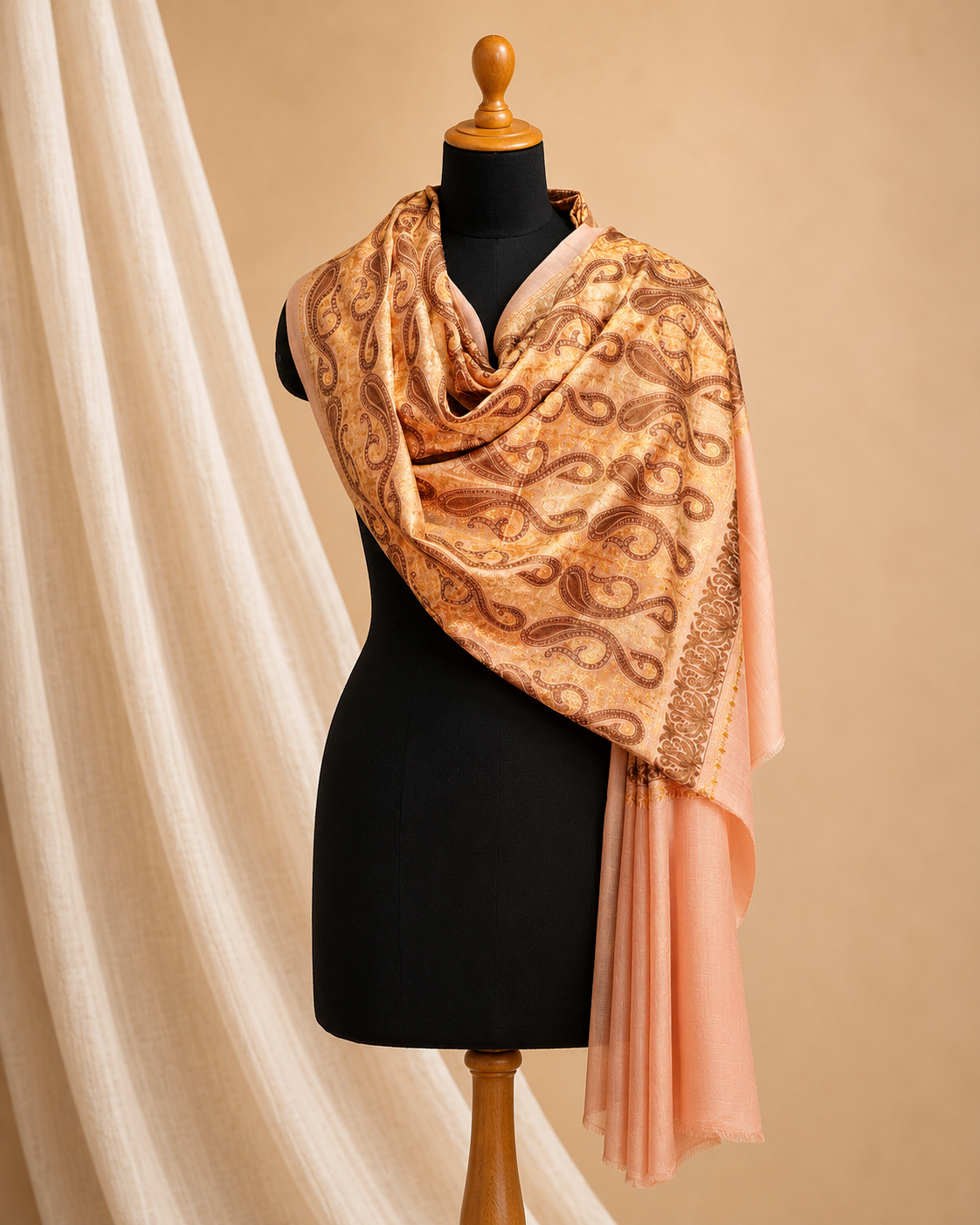 Merino wool silky ari stole
