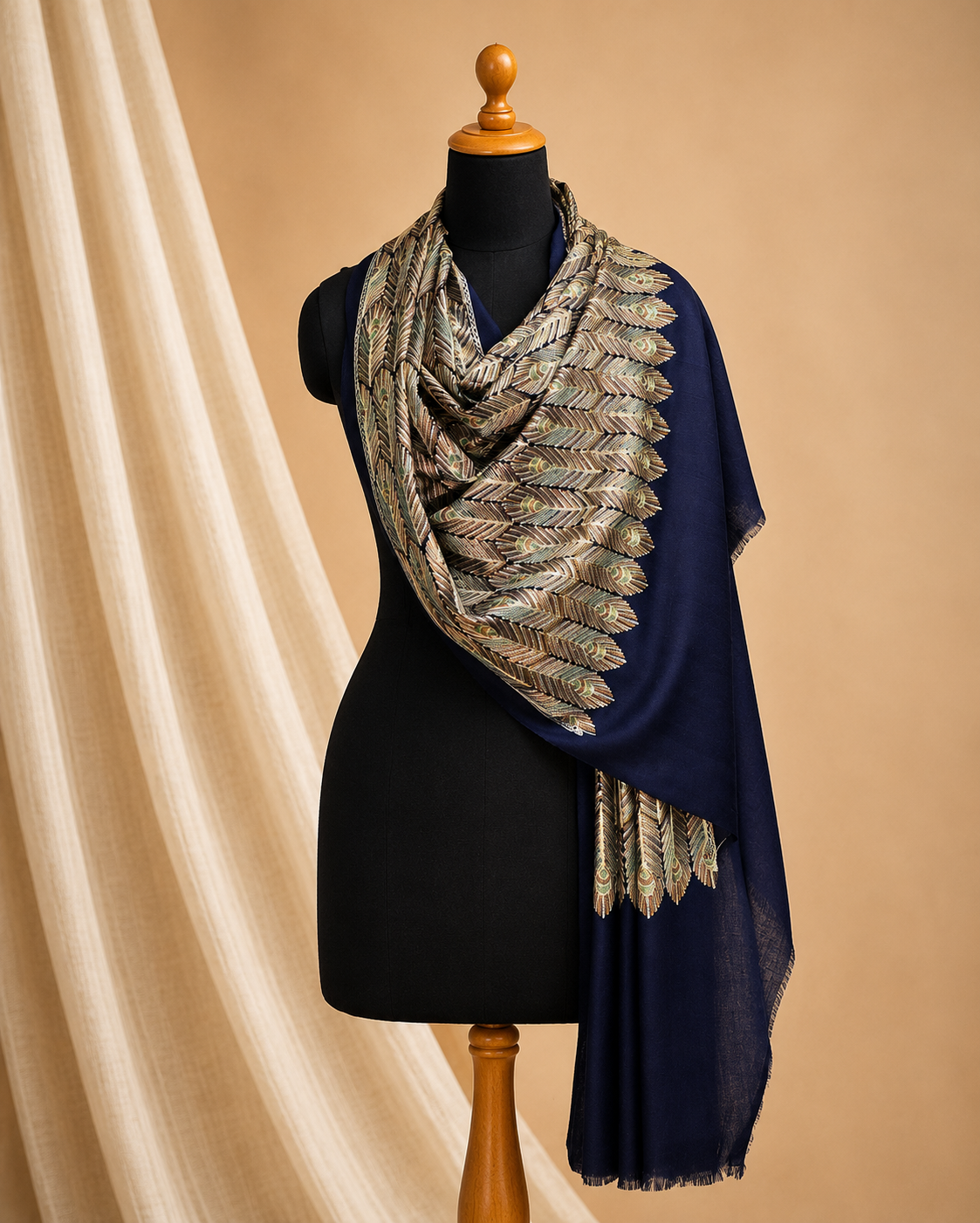 Merino wool silky ari stole