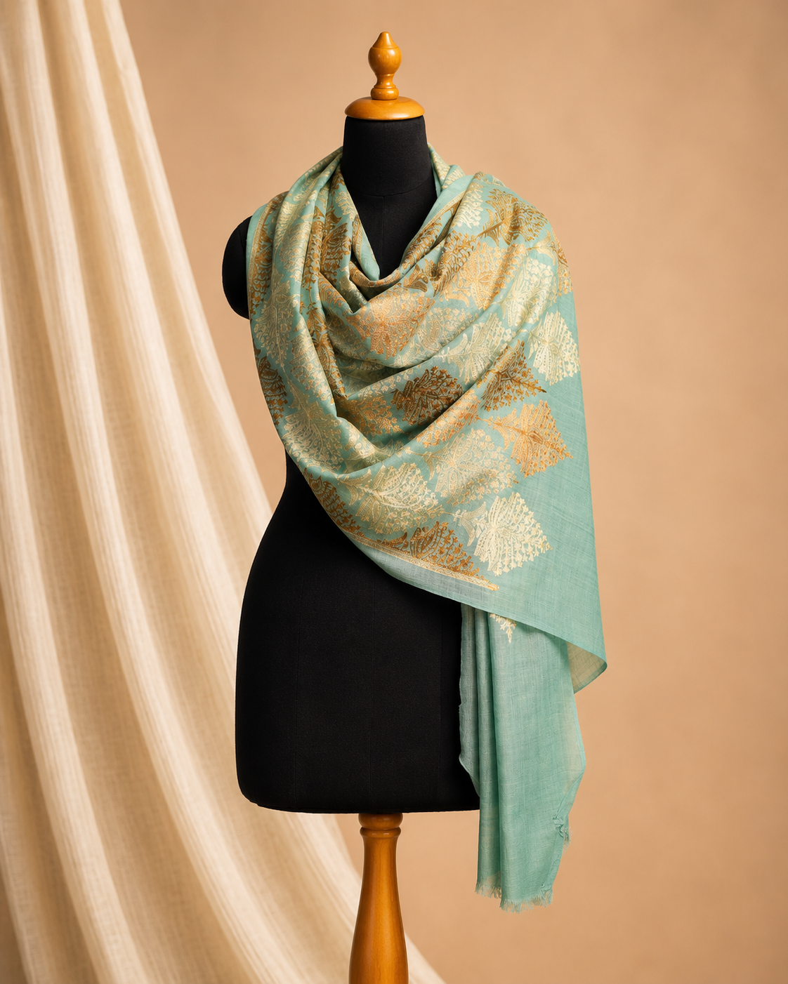 Merino wool silky ari stole