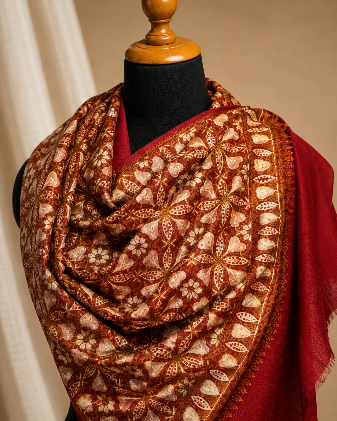 Merino wool silky ari stole
