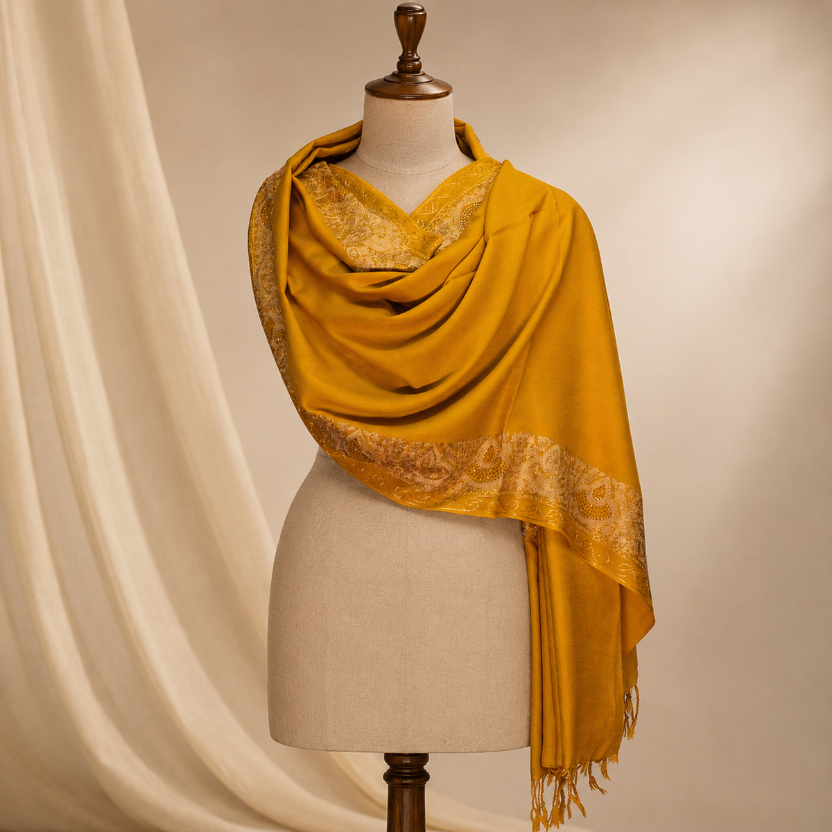 Merino border ari swarovski stole