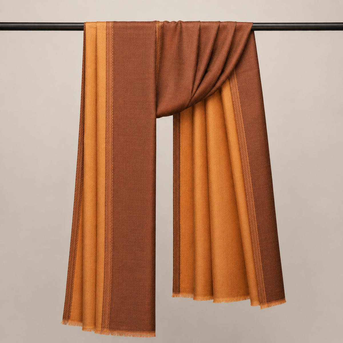 Modal fine double shade stole
