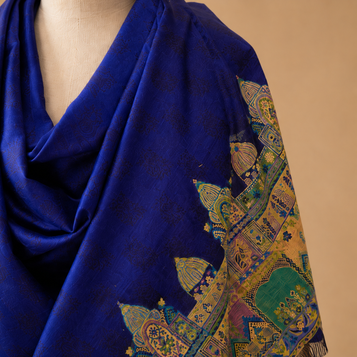 Pure wool palla stole