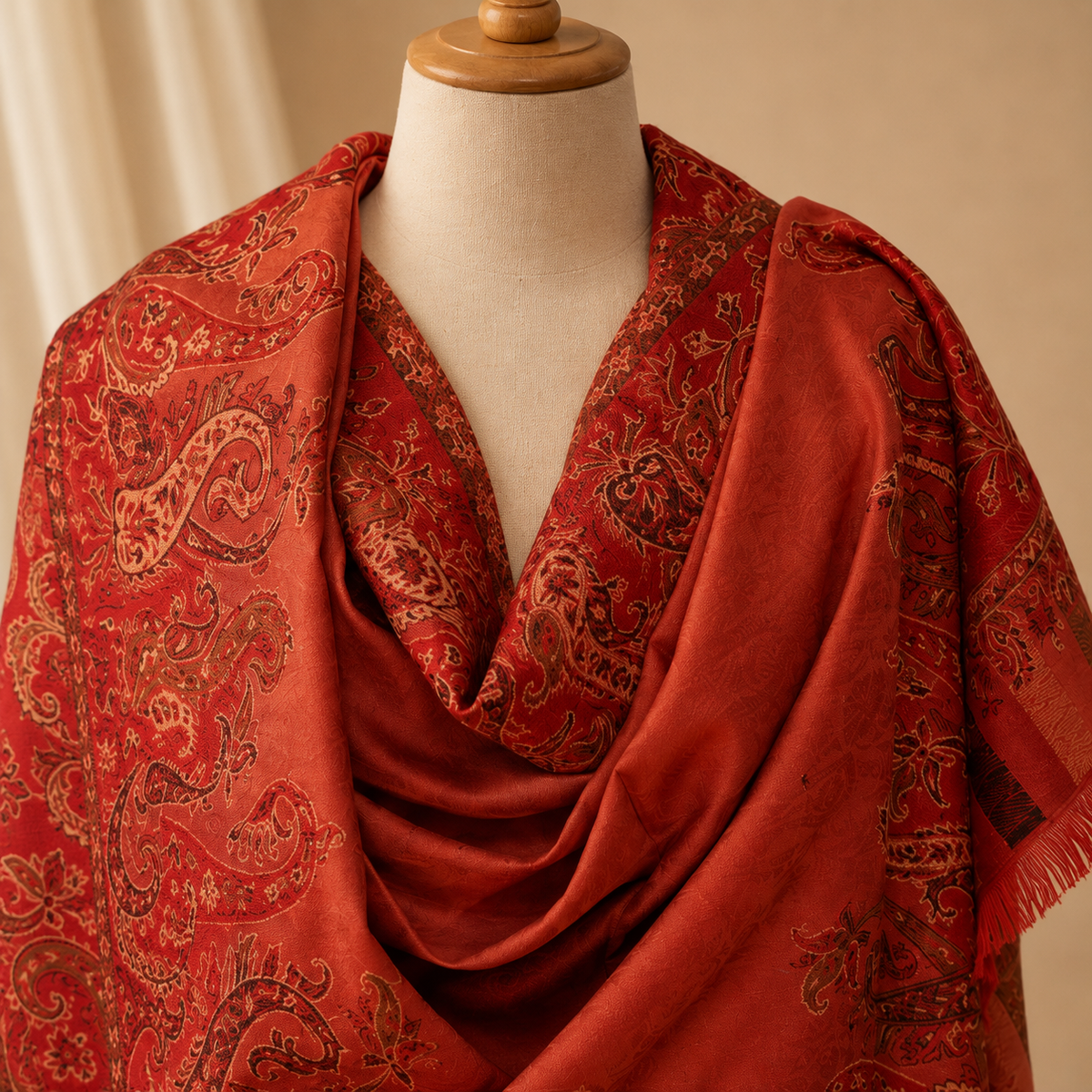 Pure wool palla stole