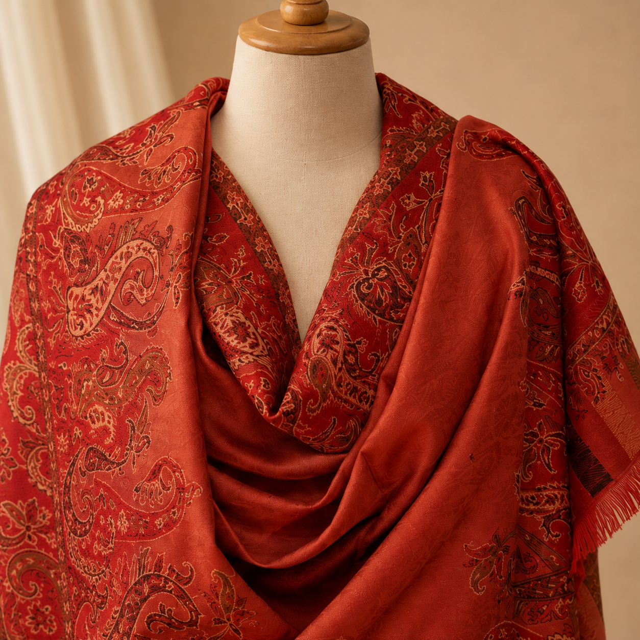 Pure wool palla stole