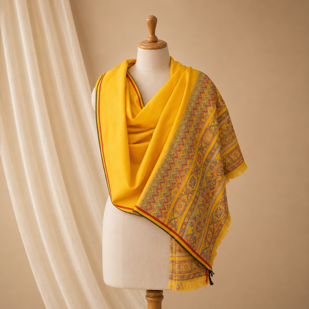 Pure wool palla stole