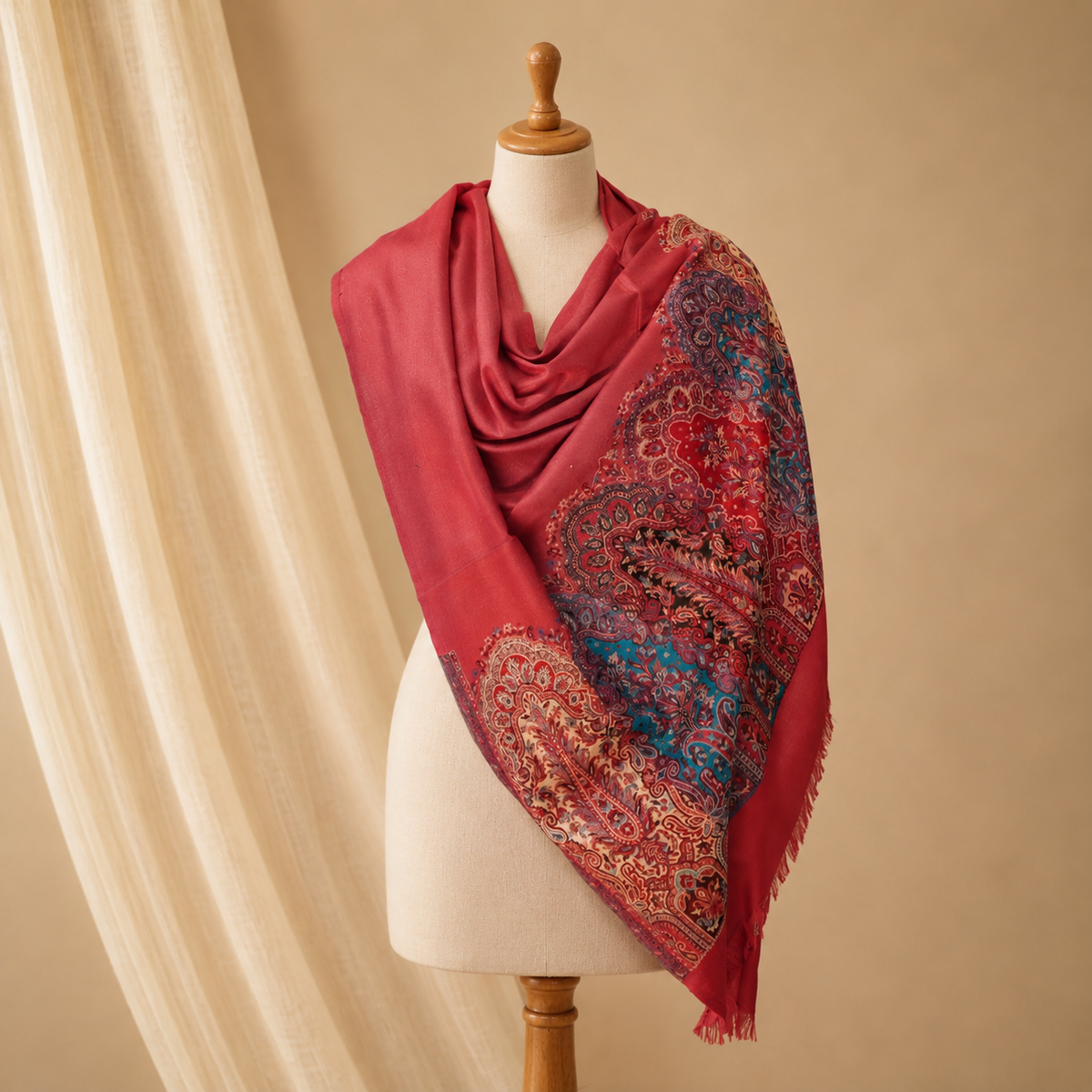 Pure wool palla stole