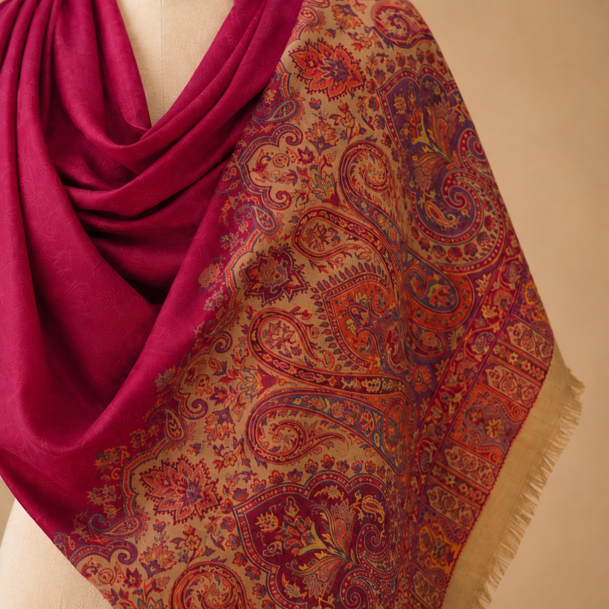 Pure wool palla stole