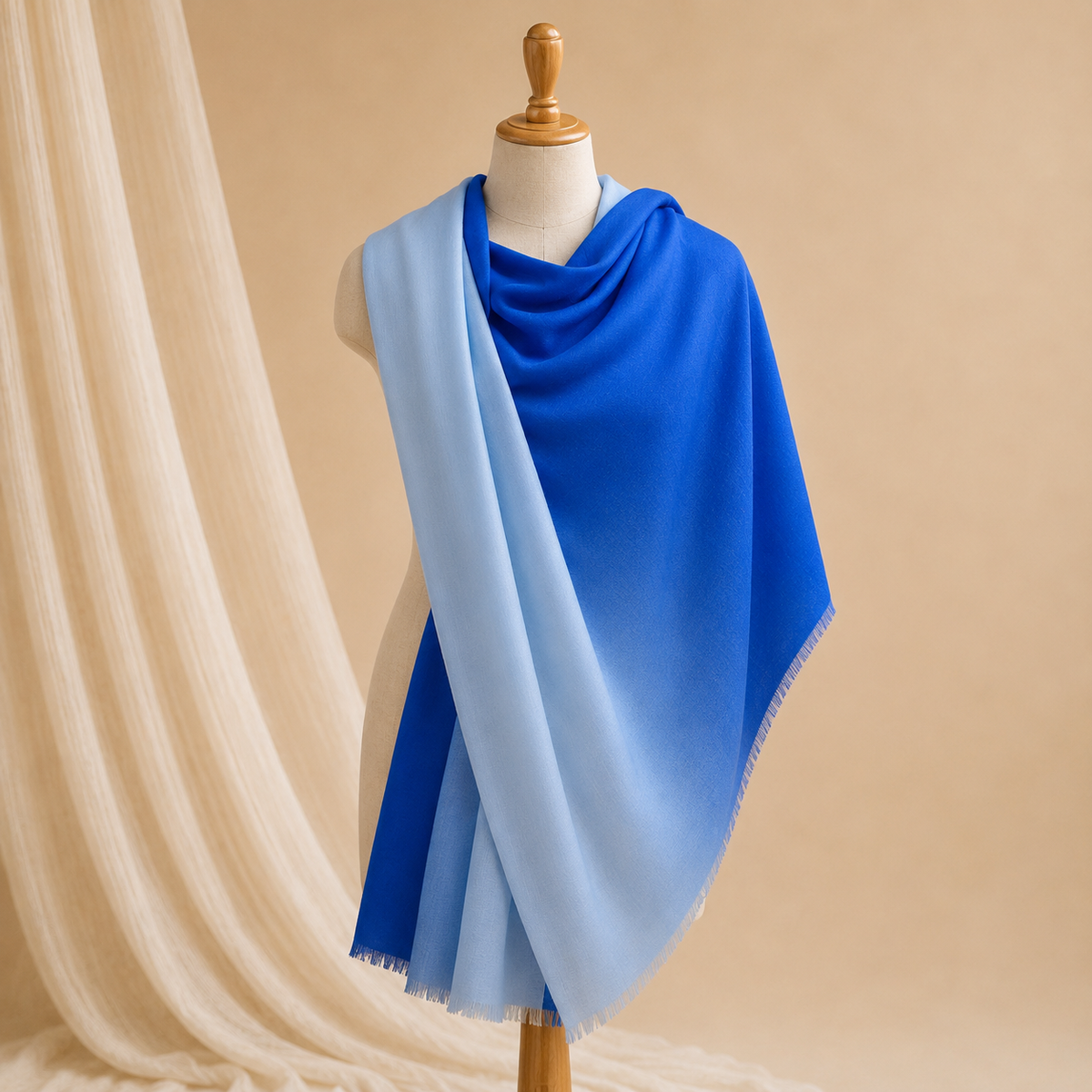 Merino ombre stole