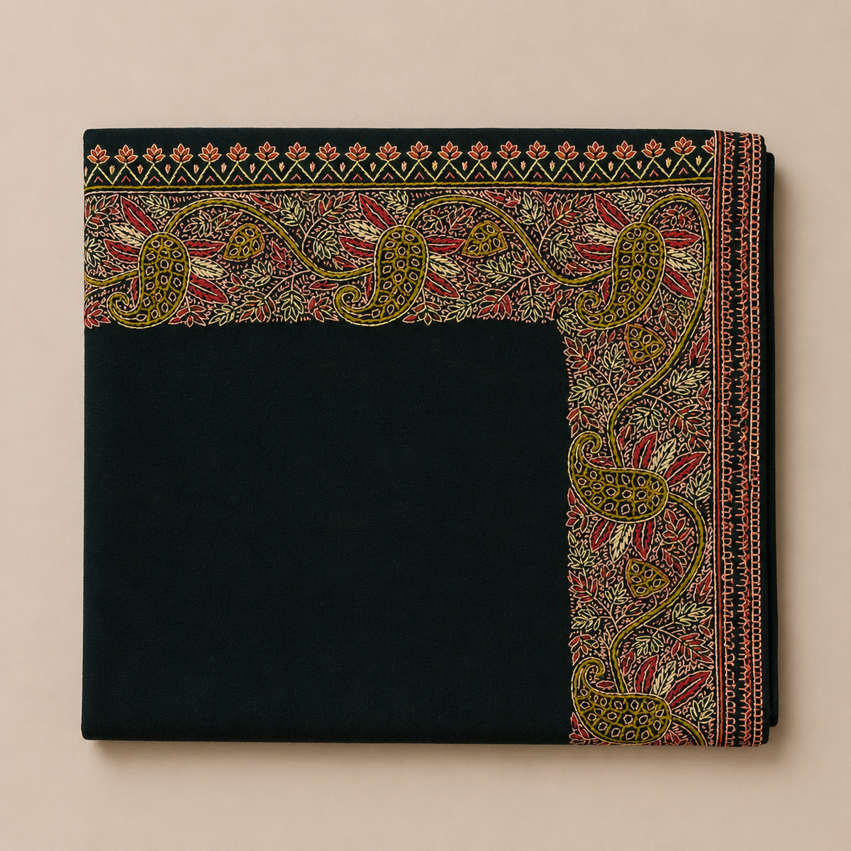 Semi-pashmina dordar stole