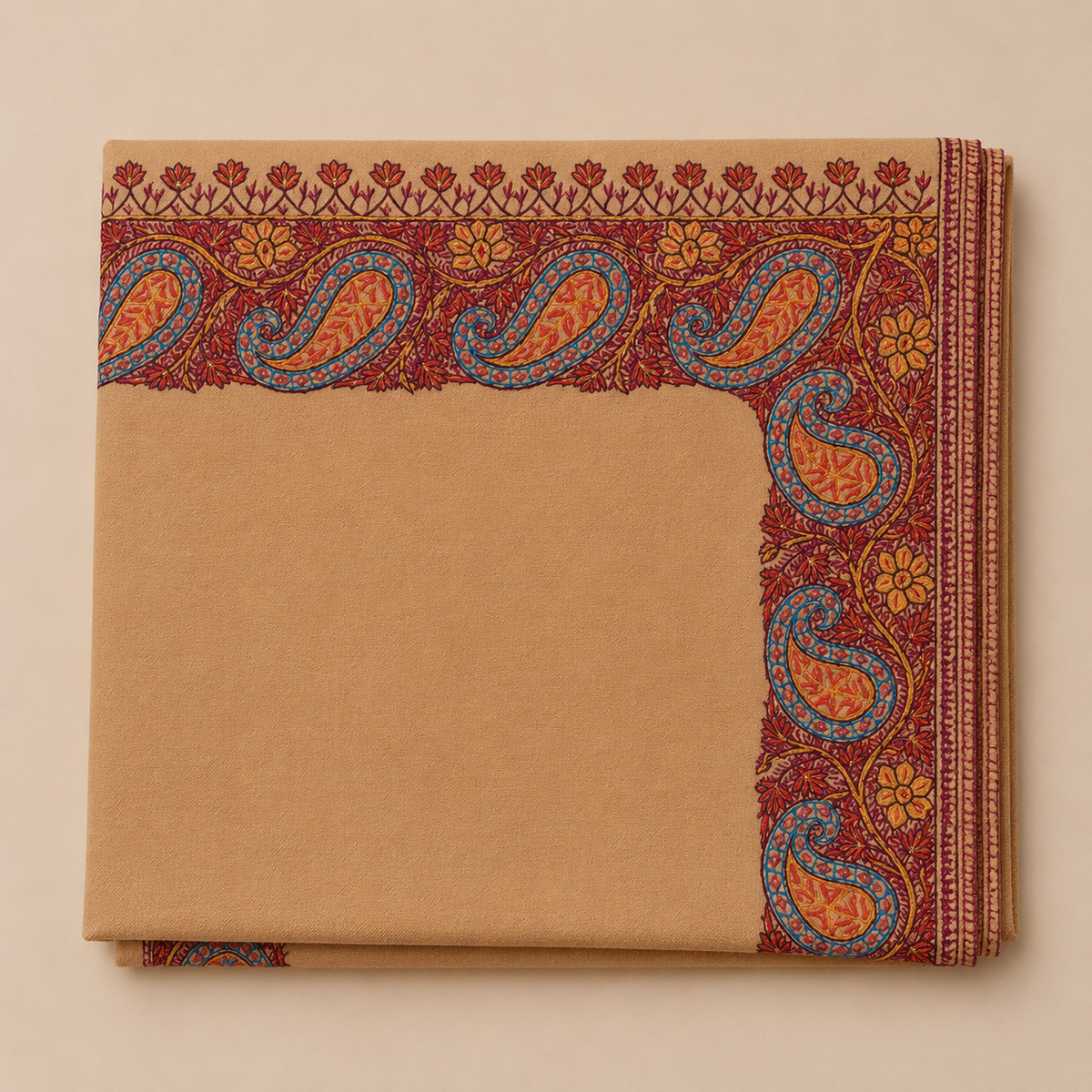 Semi-pashmina dordar stole