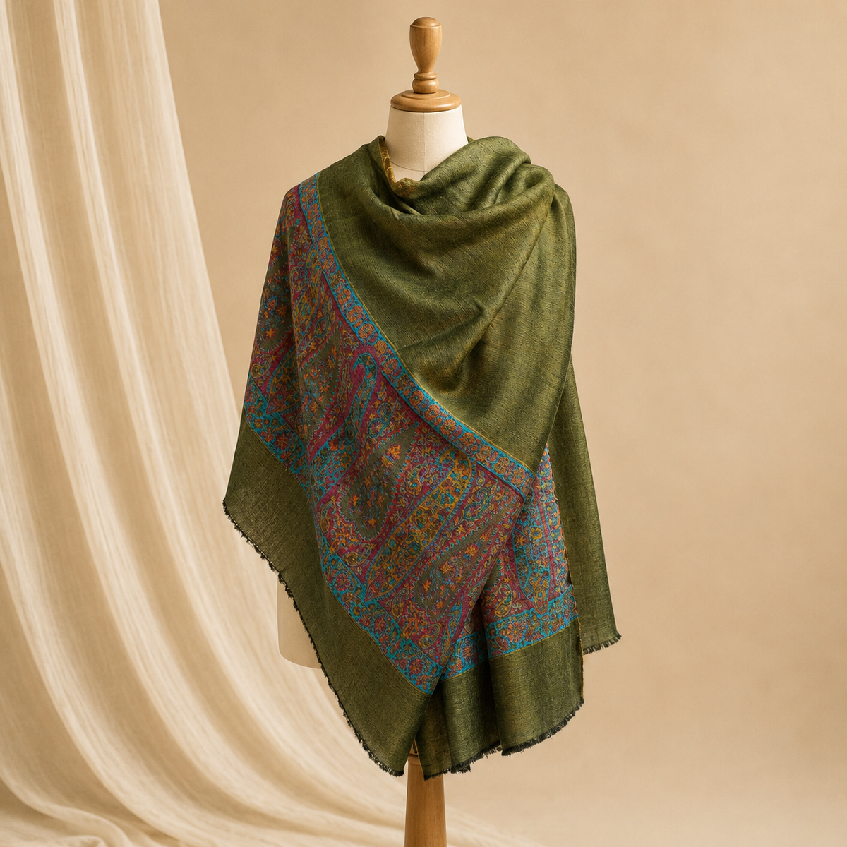 Moonlight kani palla merino stole