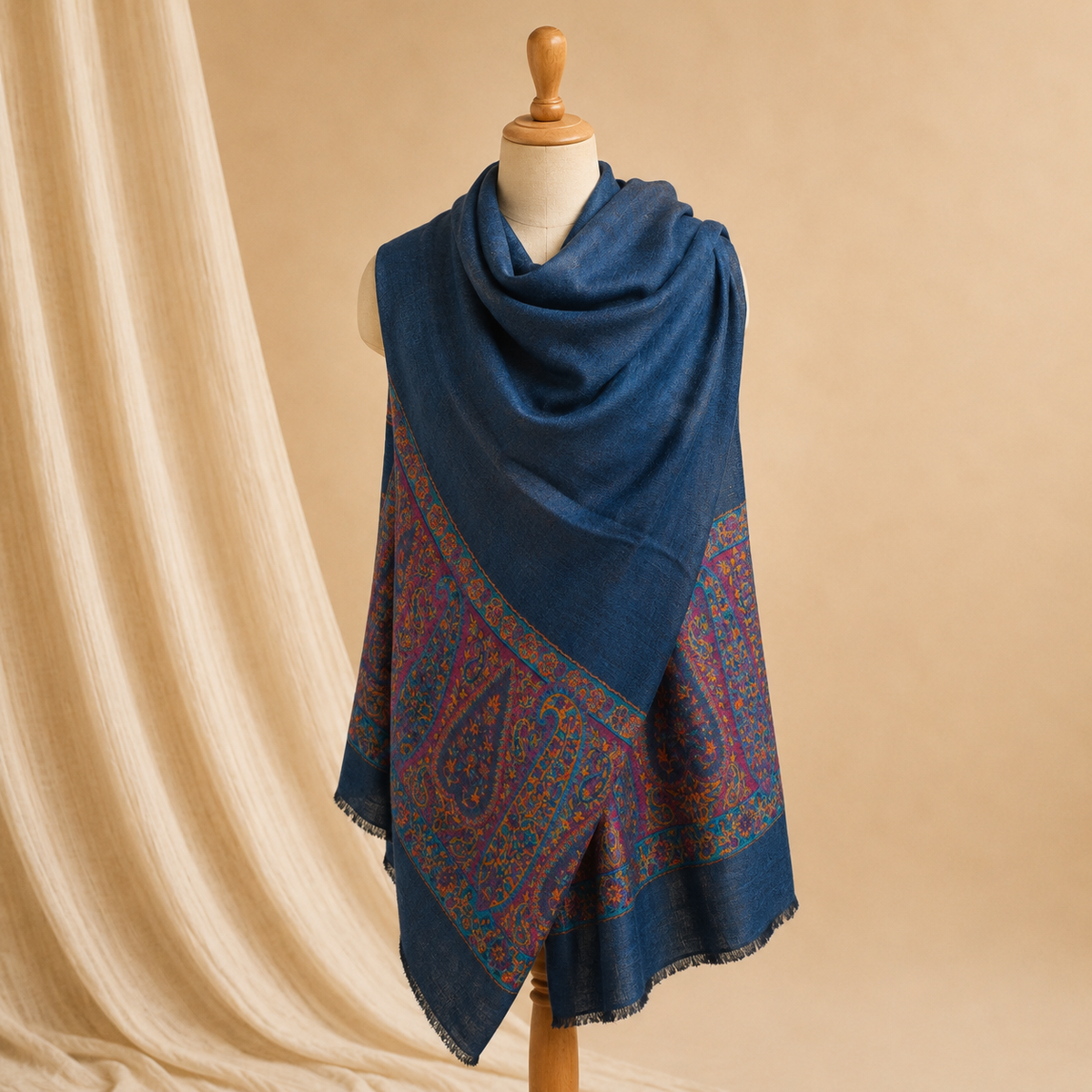 Moonlight kani palla merino stole