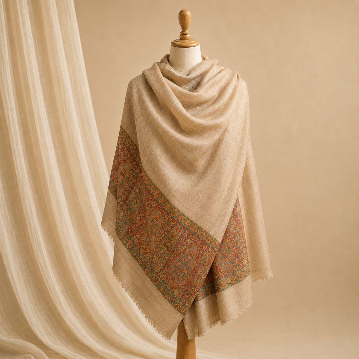 Moonlight kani palla merino stole