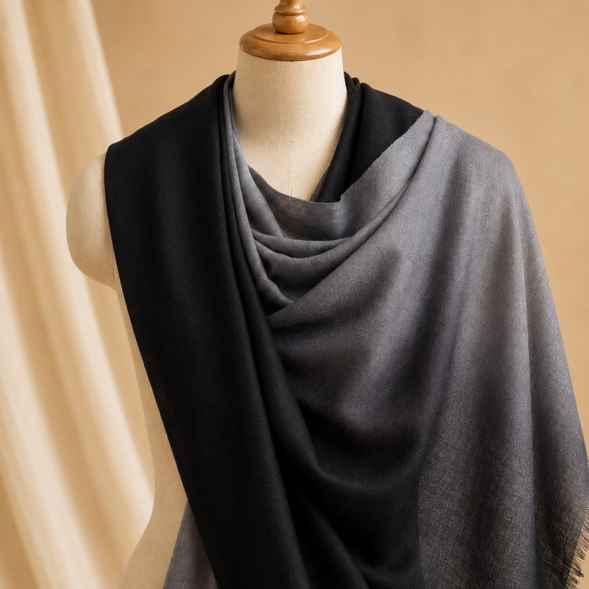 Merino ombre stole