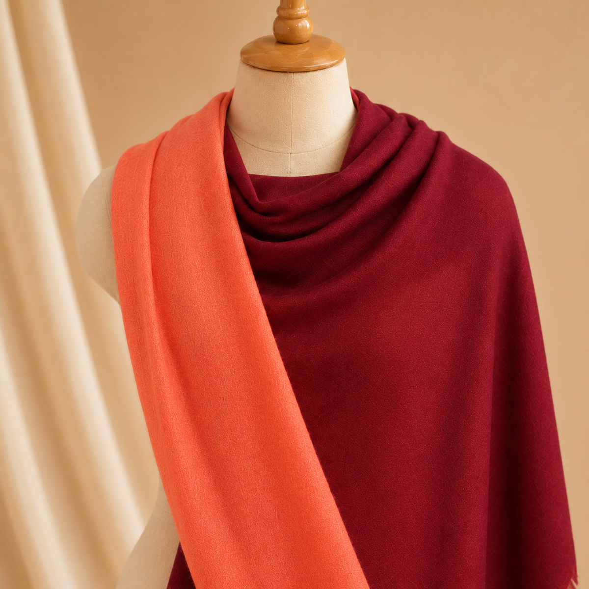 Merino ombre stole