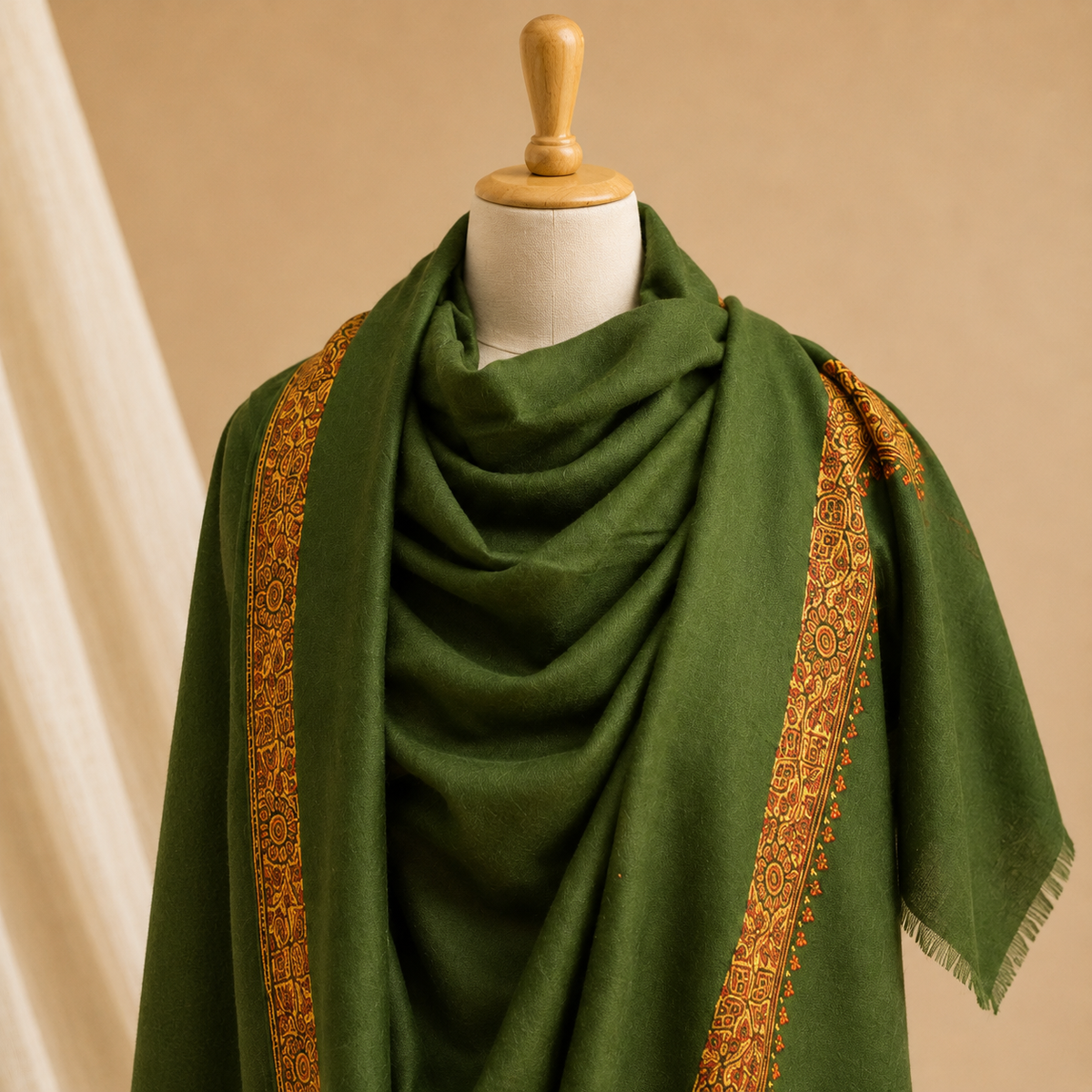 Semi pashmina neemdor stole
