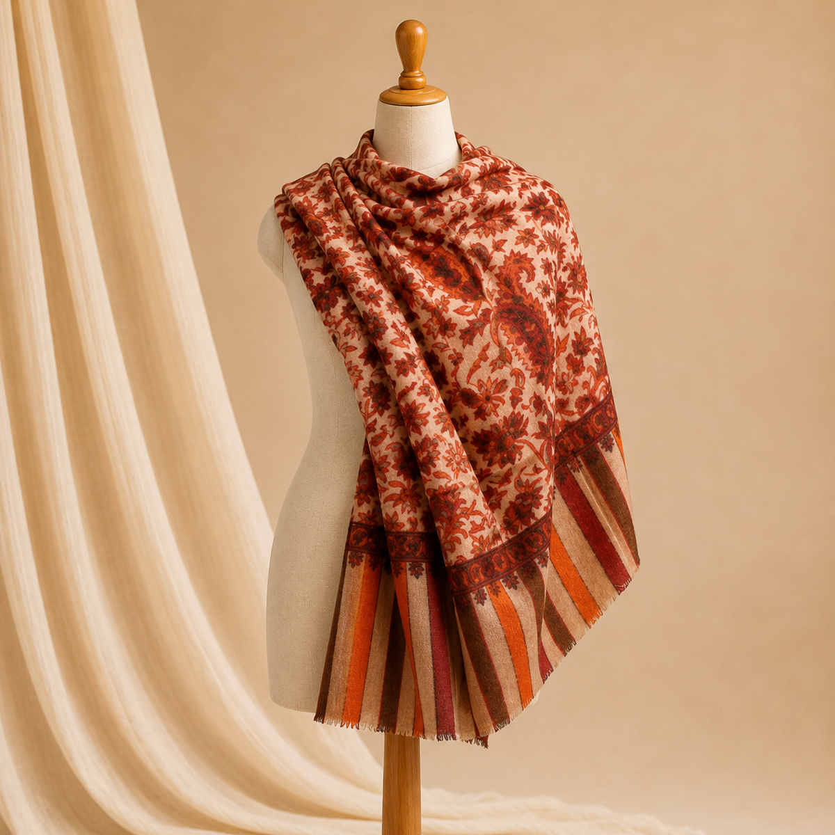 Pashmina print stole
