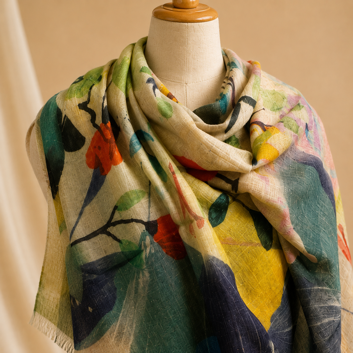 Pashmina print stole