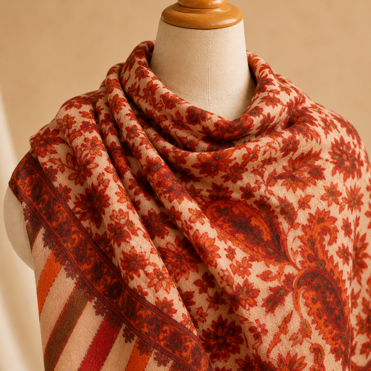 Pashmina print stole