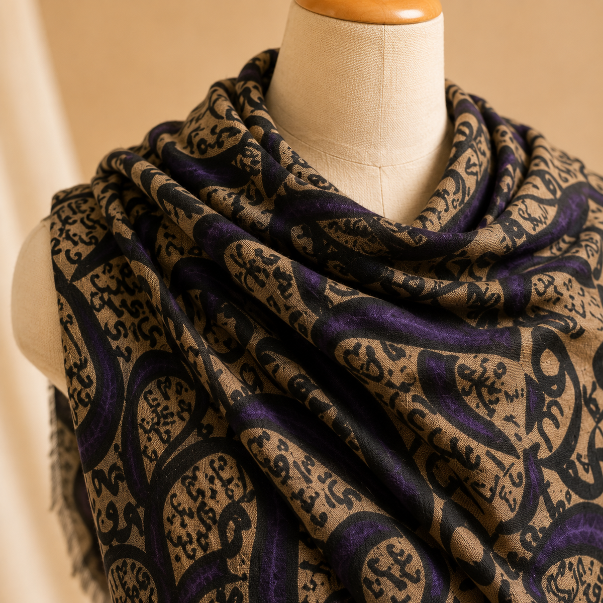 Pashmina print stole