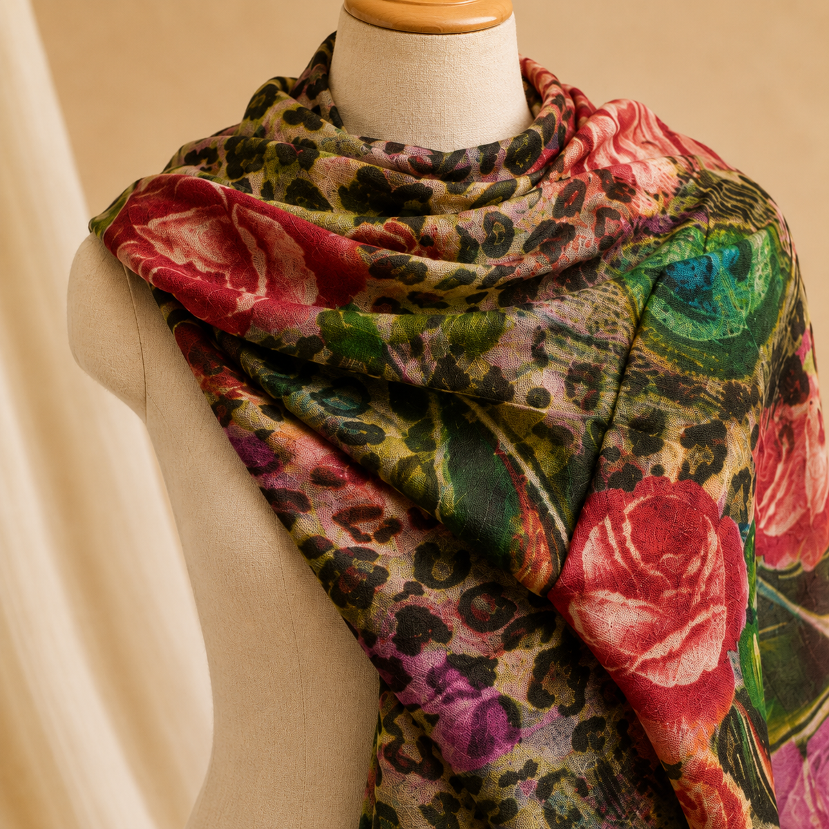 Pashmina print stole