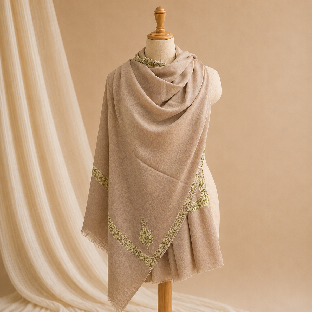 Machine pashmina hashidar stole