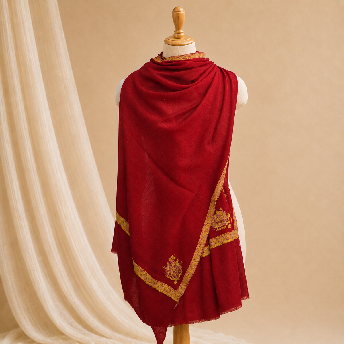 Machine pashmina hashidar stole