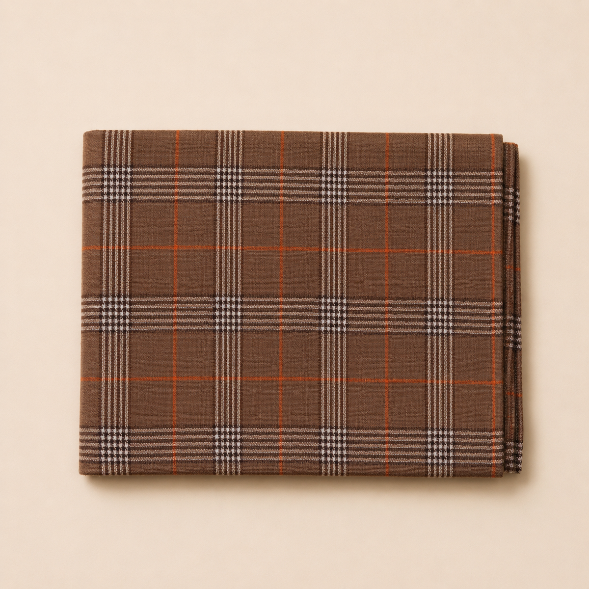 Finewool check stole