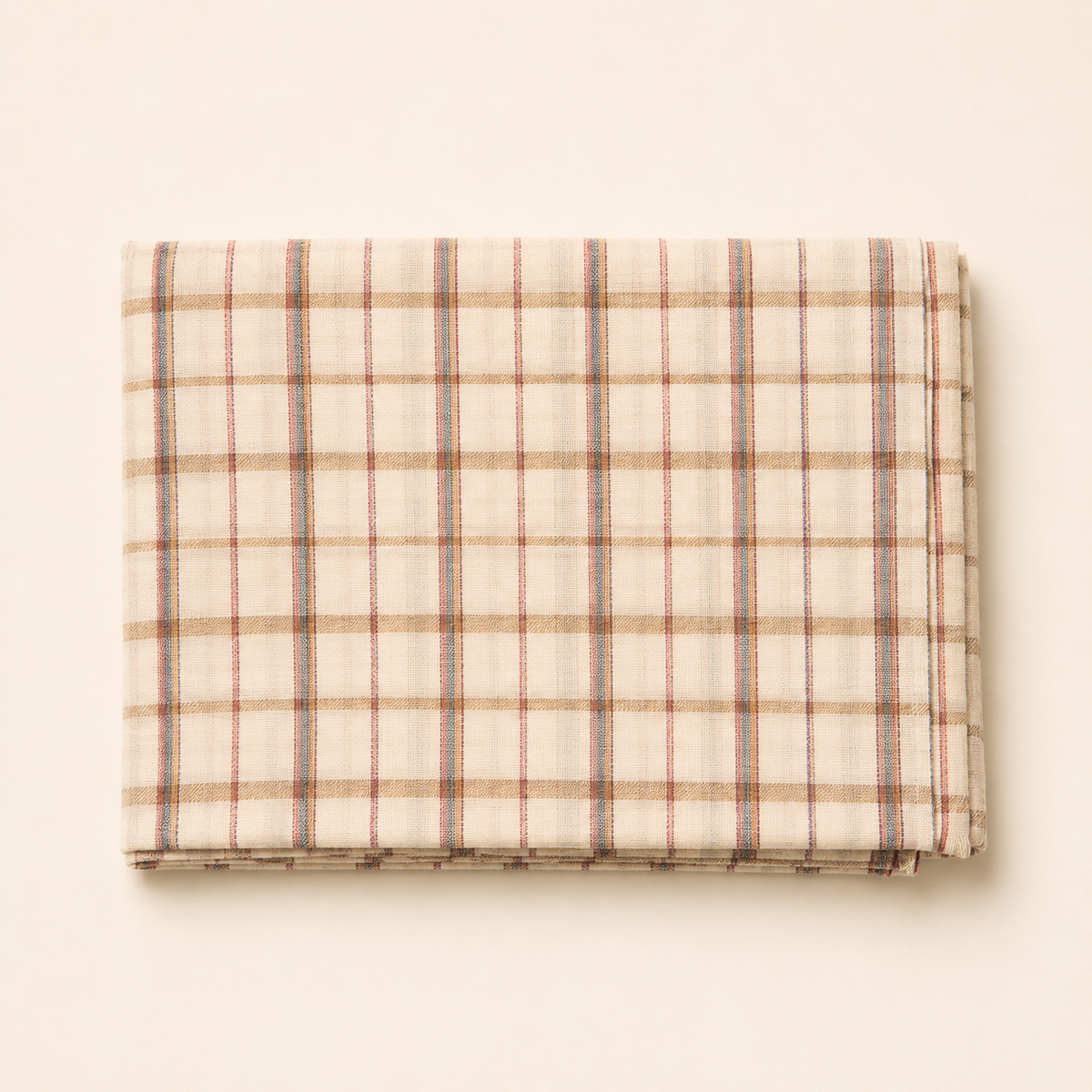 Finewool check stole