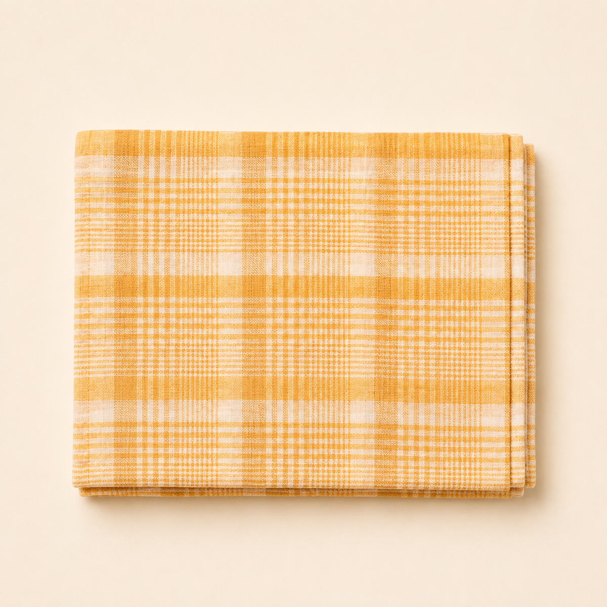 Finewool check stole