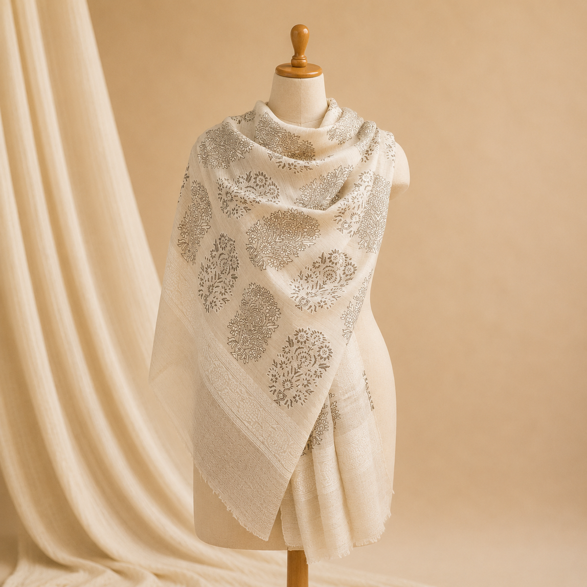 Finewool merigold stole