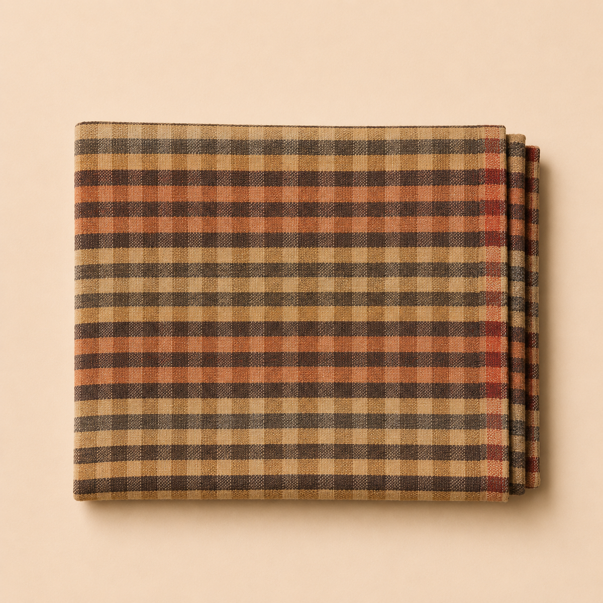 Pashmina check reversible stole