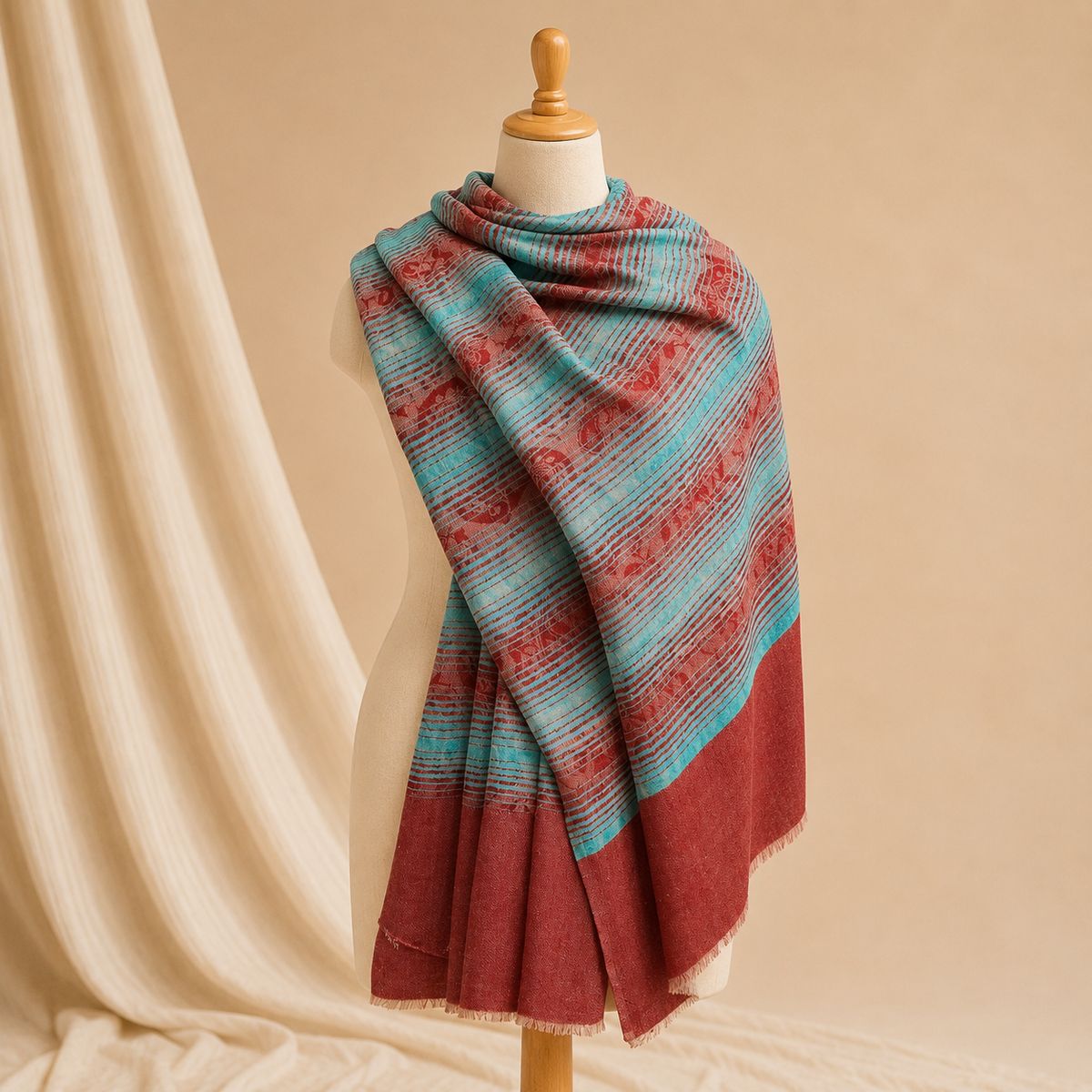 pashmina jaquard stole