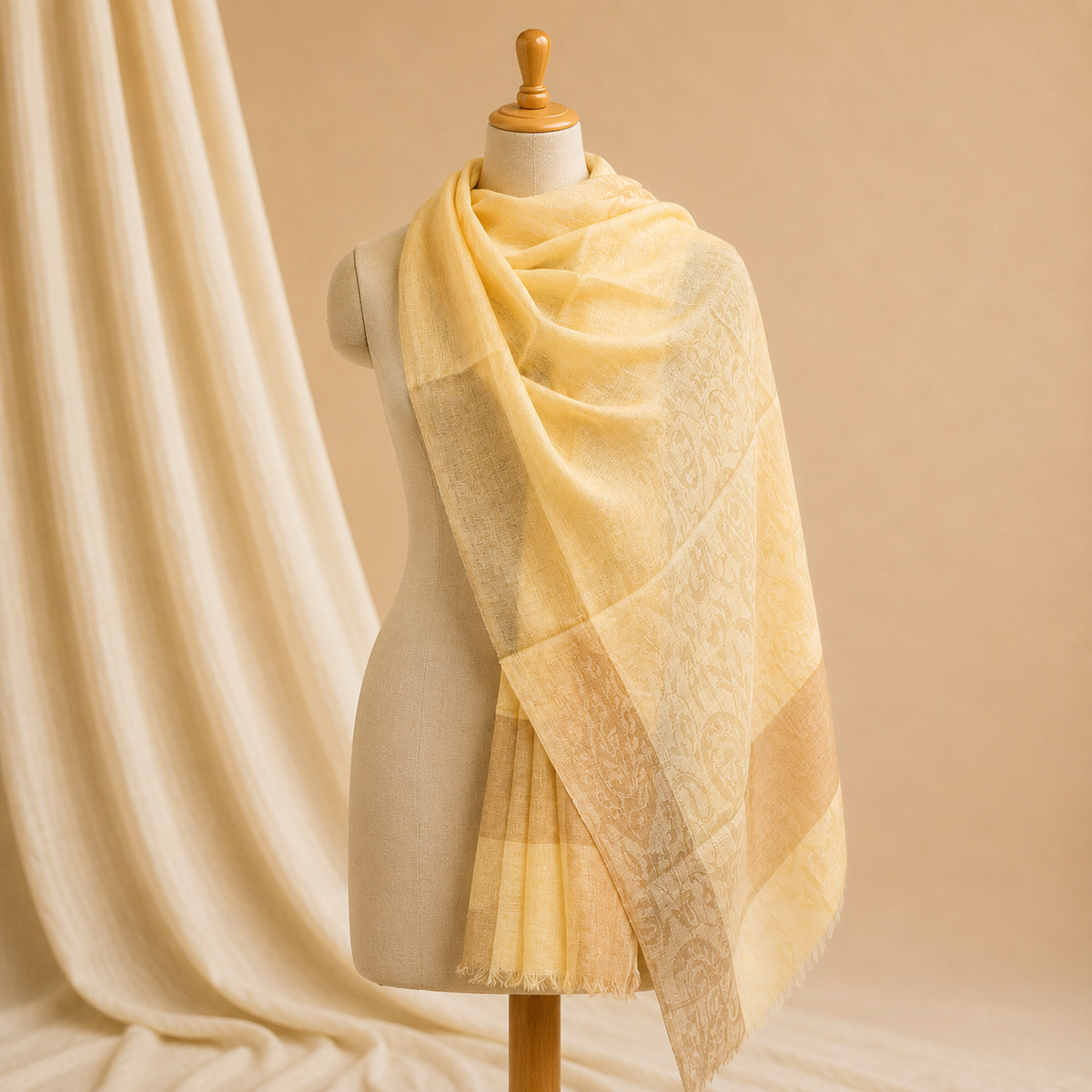 pashmina jaquard stole