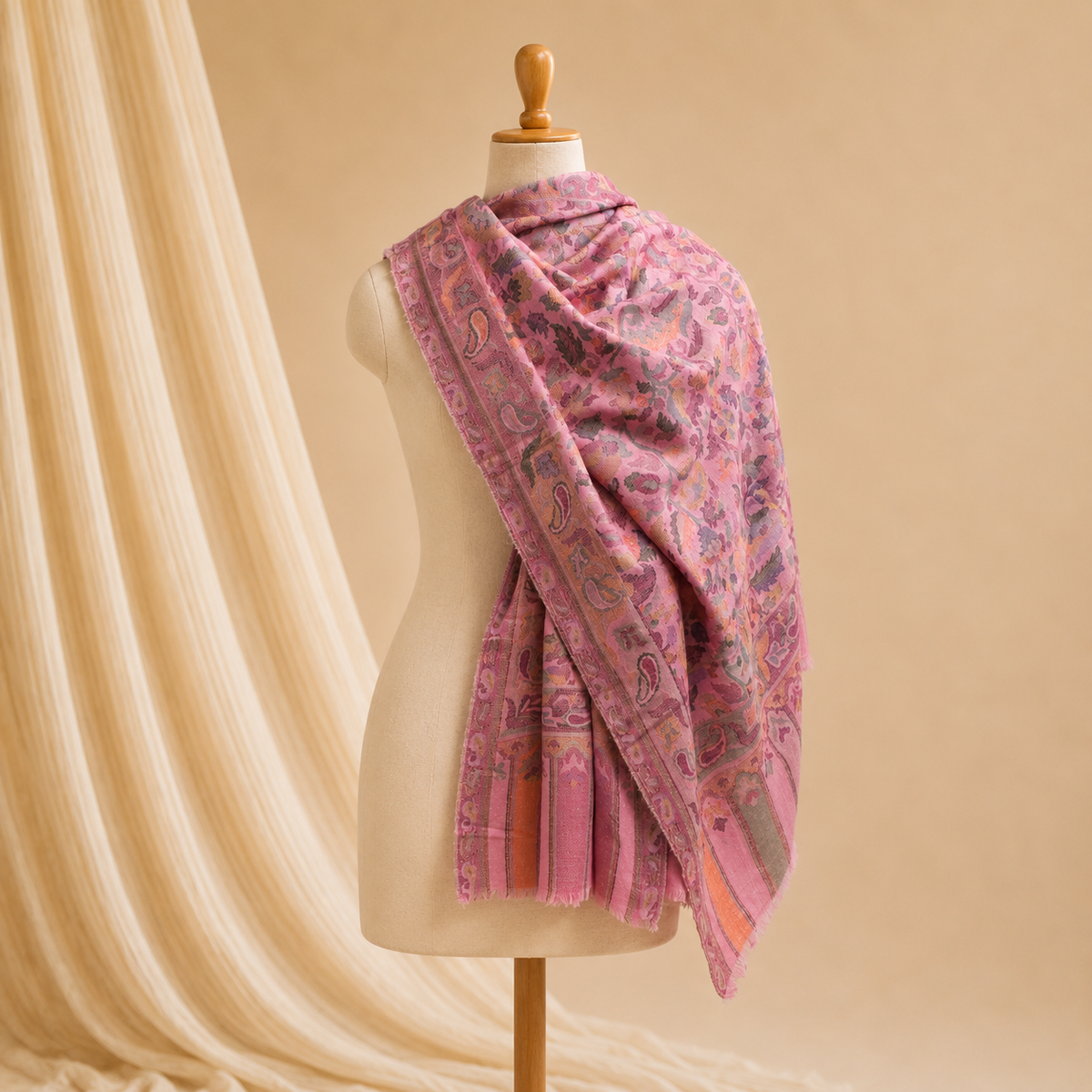 Pashmina kani stole