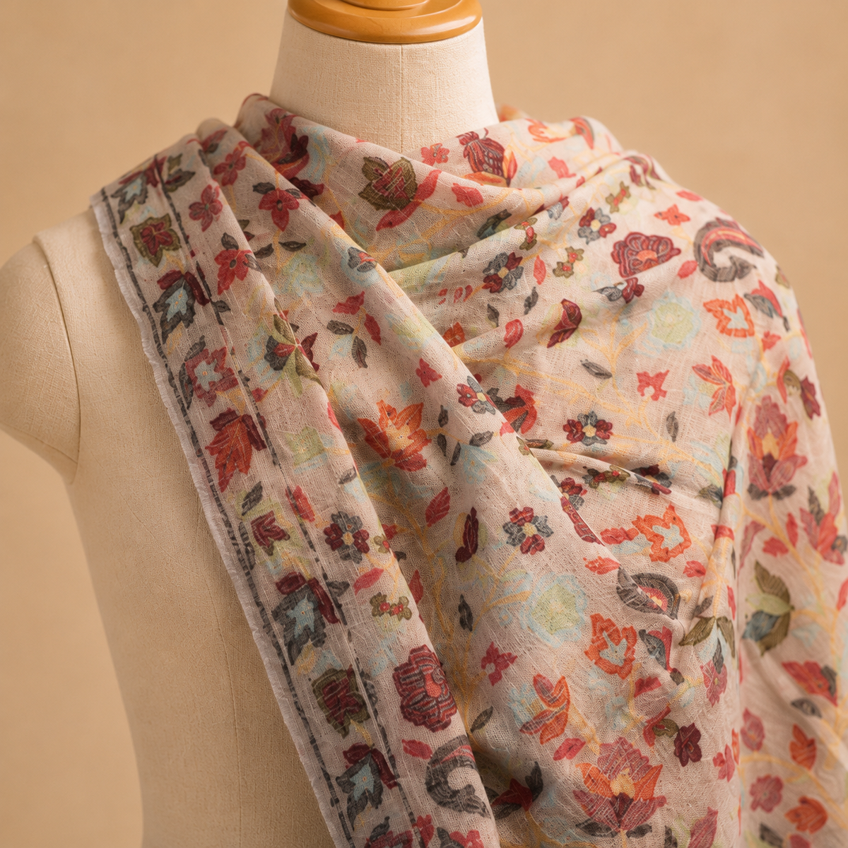 Pashmina kani stole