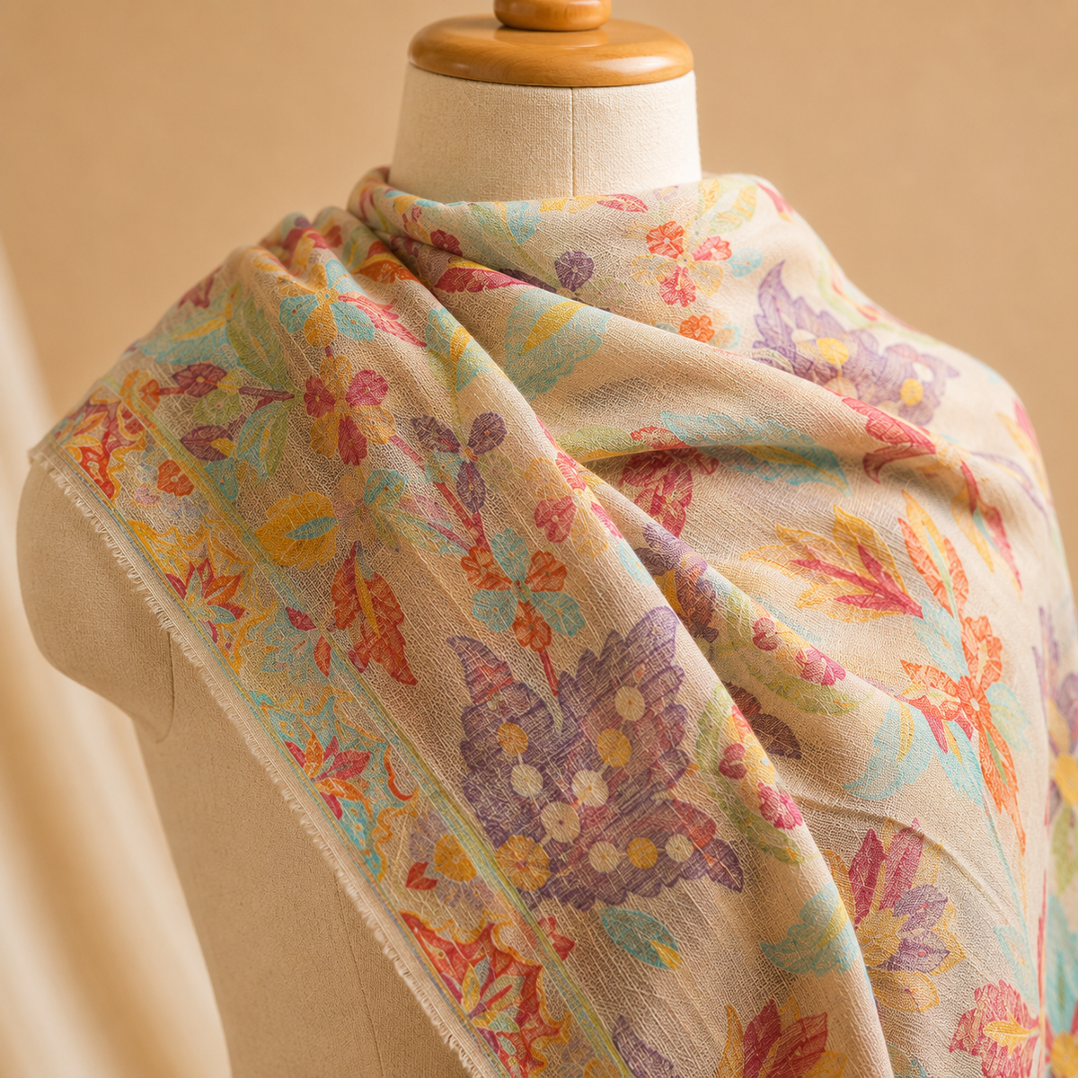 Pashmina kani stole
