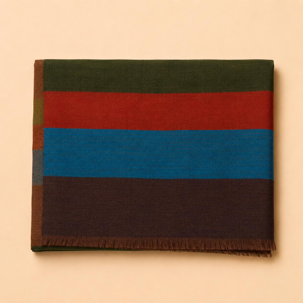 Merino wool moonlight palla striped stole