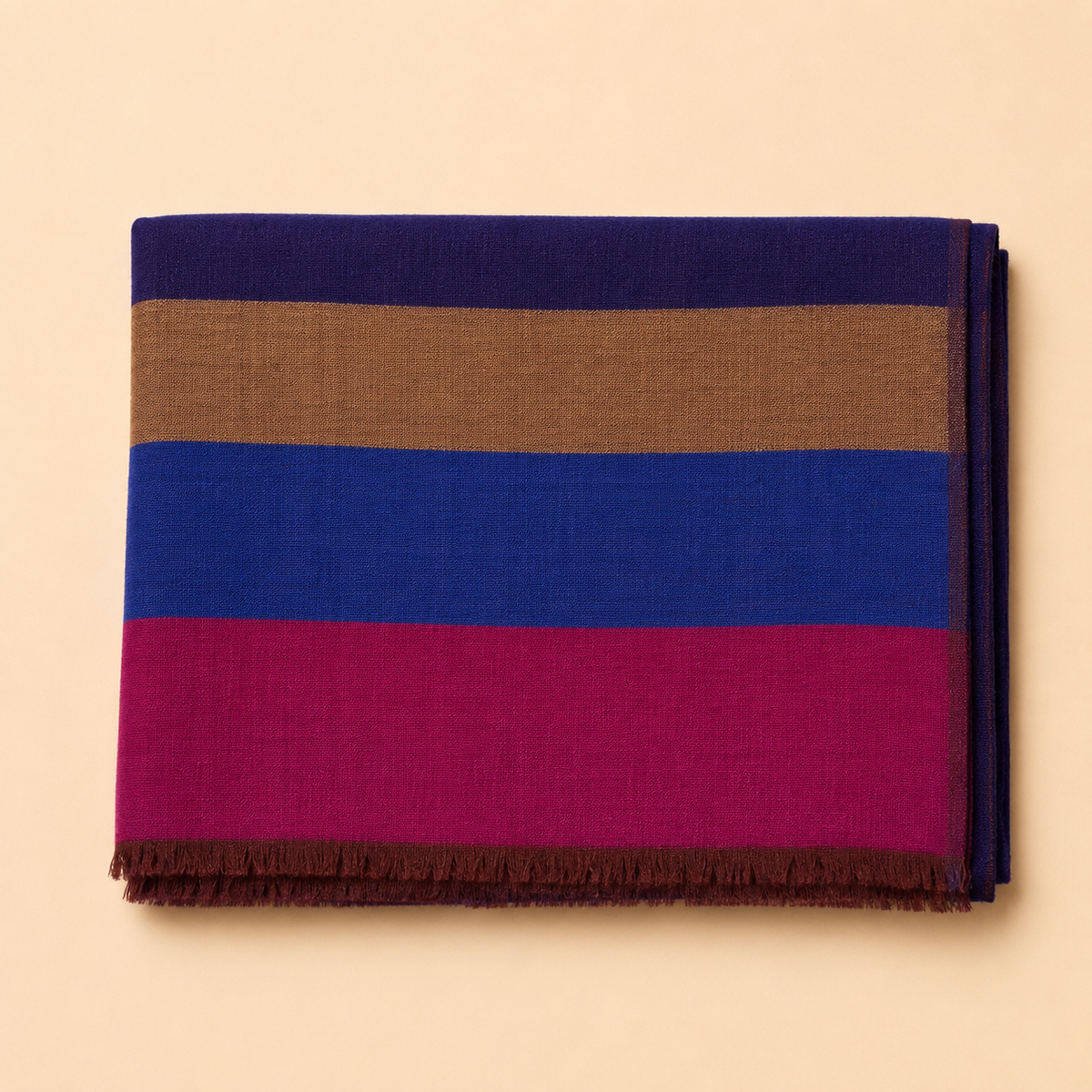 Merino wool moonlight palla striped stole