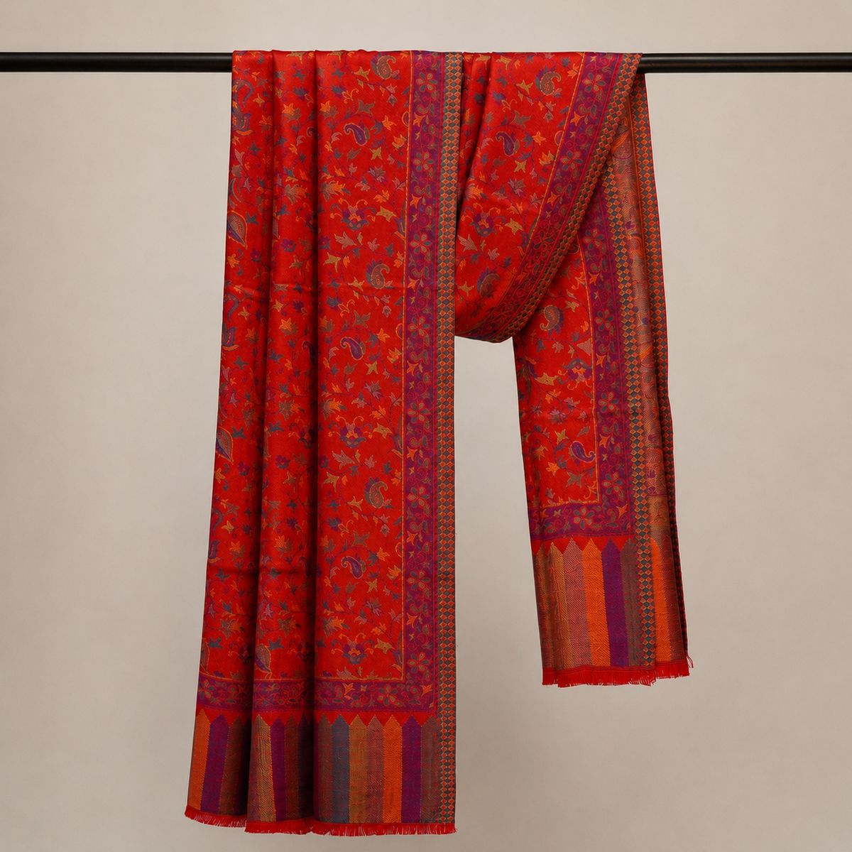 Modal fine jamawar stole