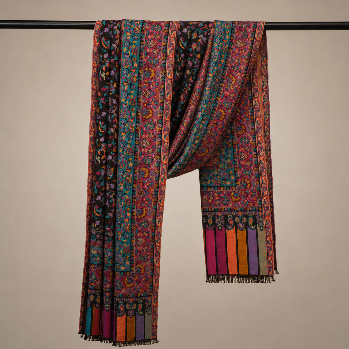 Modal fine jamawar stole