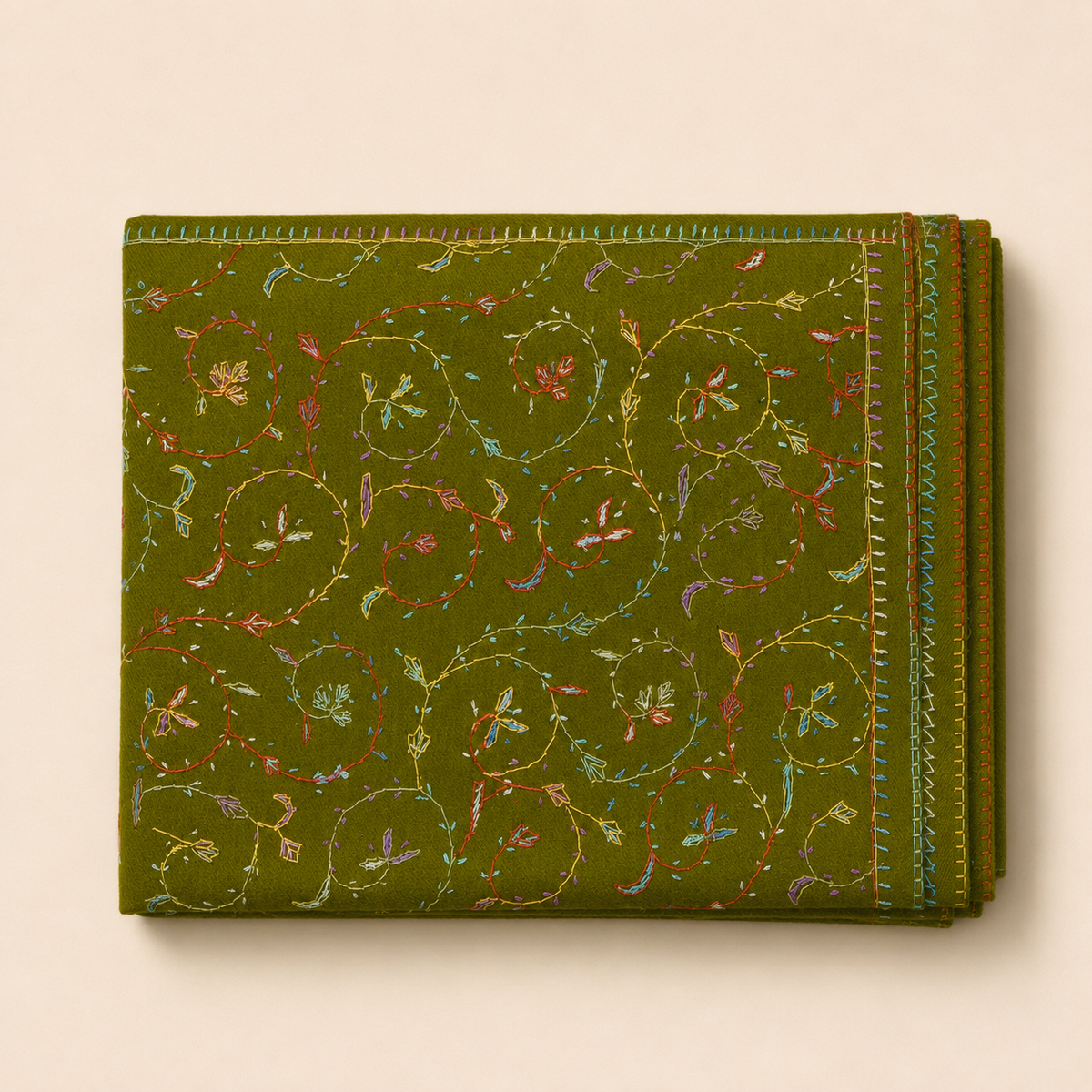 Semi-pashmina jali stole
